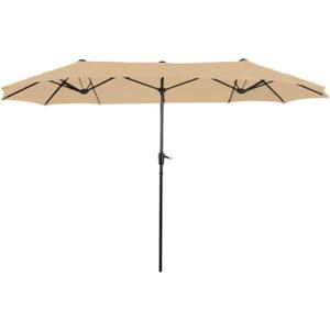 Garden Winds Custom Fit Replacement Canopy Top Cover Compatible with The Phi Villa, Green Party E02GM029, E02GM029-M, E02GM010, E02GM010-M 13' Outdoor Double Sided Patio Umbrella - Upgraded Performance RipLock 350 Fabric
