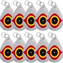10 Pack Horrible Predator Eye to Scare Birds Away, Birds Deterrent Hanging Devices, Keep Birds Away from Your Barns Garden Windows Warehouse
