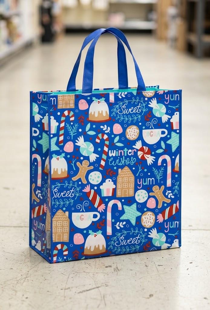 Reusable Christmas Bags Medium Size (4 Pack)