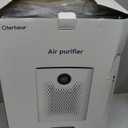 Air Purifiers for Home Pets Up to 3000Ft, HEPA Large Room Air Purifier with PM2.5 Air Quality Monitor, Sleep Mode, Air Purifiers for Bedroom Office for Allergies, Smoke, Dust, Pollen,8000B,White