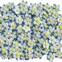 Handmade100 Pcs Mulberry Paper Flowers 30x30mm Mini Paper Flowers Scrapbooking Wedding DIY Craft Supplies Card Artificial Flowers (.White.)