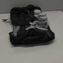 WOOMADA Expandable Foldable Rolling Duffel Bag with Wheels, Detachable Rolling Backpack Weekend Bag for Travel, Business, Camping, Gift for Parents, Spouse(Black Checkerboard)