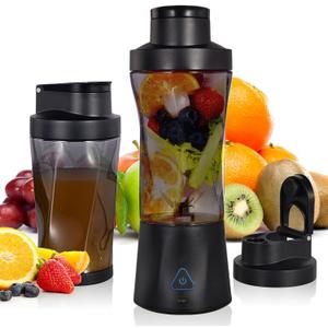 5.66oz Cordless Mini 23.99 Watt Portable Blender-for Freshly Squeezed Juices 2456mAh Self and Portable Juicer 2.77 Sharp LIANGHONGSE
