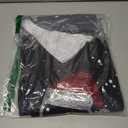 UNIQUEONE Women Dress Shirt Christmas Long Sleeve Tops Red Wine Glass Christmas Shirts V Neck Xmas Santa Hat Graphic (Black)