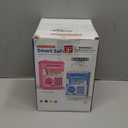 Piggy Bank for Kids, ATM Bank Cash Coin Can Electronic Money Bank for Boys Girl, STOPKLAS Kids Safe Money Jar with Password Coin Savings Box with DIY Stickers (Pink)