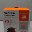 ETENWOLF 20 Pack Vacuum Storage Bags, Vacuum Seal Bags for Clothes and Travel, Space Saver Bags in Multiple Carry-On Sizes, Perfect for Luggage and Suitcases