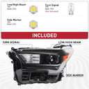 LH LED Headlight Fits 2024-2025 Toyota Tacoma SR/SR5/TRD Off Road/TRD Sport