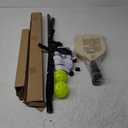 Franklin Sports Complete Half Court Size Pickleball Net Set - Includes 10ft Net, (2) Paddles, and (2) X-40 USA Pickleball Approved Balls