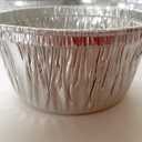 100 Aluminum Foil Muffin Cupcake Ramekin 4oz Cups with Lids Disposable