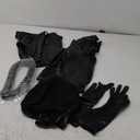 Black Catsuit Fullbody Costume For Women Spandex Halloween Cosplay, M