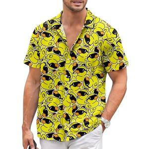 Men's Hawaiian Shirt Short Sleeve Casual Button Down Summer Tropical Beach Vacation Funny Shirts for Men, L
