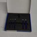 6 PCs Diamond Drill Bits Set for Porcelain, Ceramic, Glass & More - Versatile Tile Drill Bits for Efficient, Precise Drilling (Blue)