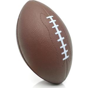 Brown Foam Football for Kids - 9 inch Foam Football, Soft Kids Ball