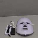Red Light Mask for Face, 7 Modes Face Mask Light, 850nm Infrared & Red Light Masks, Light Skin Care At Home (White BS1)