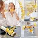 2 x 96 Pcs Butterfly Decorations 3 Sizes 4 Styles 3D Butterfly Wall Decor Party Decorations Butterflies for Crafts Birthday & Wedding Celebrations Cake Decorating Balloons Removable Stickers Gold