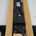 44 Pcs 4 ft Half Christmas Tree for Wall Corner Christmas Tree with Xmas Ball Light String Icicle Flowers Snowflake Ribbon Top Star for Holiday Indoor Party Decoration(Black)