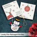 7 x Naughty Christmas Ornaments 2025 - Inappropriate Christmas Ornaments Gag Gifts Funny Adult Exchange Ideas, Adult Ornament for Hanging Decor, Wooden Ornament for Xmas Tree Decor