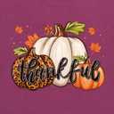 Thanksgiving Shirts for Women Thankful T-Shirt Fall Tee Tops (Pink, XL)