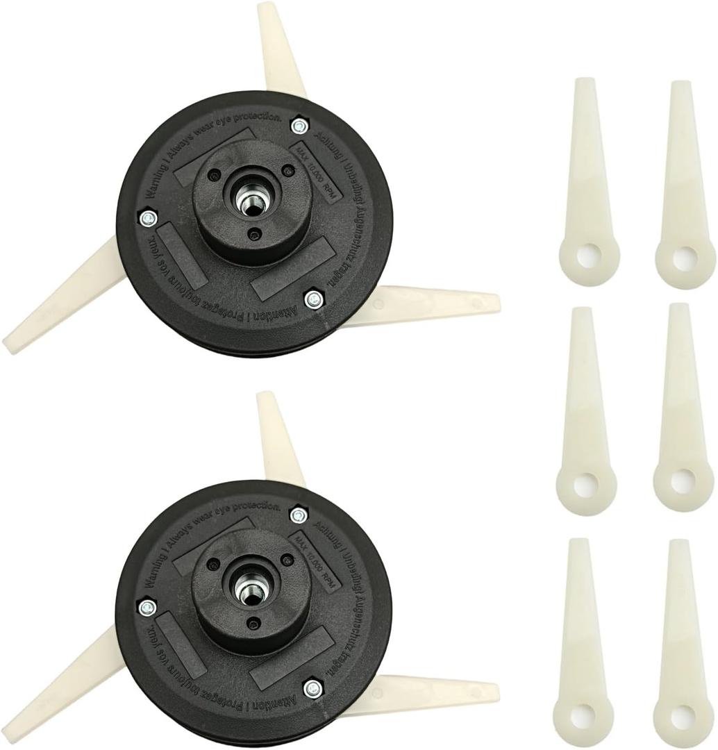 2PACK 4002 710 2189 Trimmer Head (M10*1.0 Left) for Stihl FS44 FS55 FS56 FS70 FS80 FS83 FS85 FS90 100RX FS110 FS120 FS130 FS200 FS250 Trimmers Replace for Stihl Polycut 20-3 Trimmer Head
