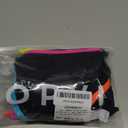 popvil High Waisted Bikini Sets for Women Tummy Control Swimsuits Neon Swimwear Bathing Suit (Medium, Black)