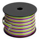 OTOMO Enough Long 100' 14/6 Bonded Extension Trailer Wiring Cable, CCA SAE J1128 Harness Trailer Color-Coded Primary Wire Spools for Trailer RV Camper Towing Boat - Green/Yellow/Brown/White/Red/Bule