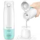 Portable Bottle Warmer for Travel,Portable Milk Warmer for Baby-12oz Ceramic Heater Heating,Fast Charging & Cordless Portable Baby Bottle Warmer -Dual Heating Modes for Breast Milk & Water