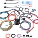 Extra Long Wires 12 Circuit Wiring Harness Kit
Have more Functions Universal Fuses Wire Harness, Compatible with Ford Chevy Mopar GM Hot Rod Rat Rod Truck and More