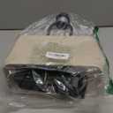 3-Way Dimmable Touch Control Table Lamp with 2 USB Ports and AC Power Outlet Modern Bedside Nightstand Lamp Fabric Shade and Metal Base for Guestroom Bedroom Living Room LED Bulb Included Warm White (Cream)