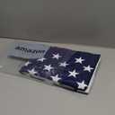 American Flag Durable Nylon 3x5 Ft Outdoor Heavy Duty, Made in USA American Flags ,Longest Lasting Non Fading American Flags for Outside 3x5,Waterproof Embroidered American Flag, All Weather US Flags Use Outdoor High Wind,Tear Proof America Flag Sewn Stripes and Embroidered Stars