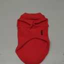 Gooby Stretch Fleece Vest Dog Sweater - Red, Medium - Warm Pullover Super Stretchy Fleece Dog Jacket, M