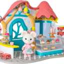 Honey Bee Acres Pastry Shop, Complete Set with Miniature Doll Figure, 35 Pieces , Ages 3+