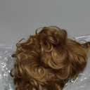 Lydell Women's Short Curly Wavy Wig Synthetic Hair Full Wig 6 inches (19 Light Strawberry Blonde)