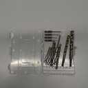 NordWolf 14-Piece Metric Cobalt Drill Bit Set for Stainless Steel & Hard Metals, with 1/4" Hex Shank for Quick Chucks & Impact Drivers, Sizes 1.5mm to 10.0mm in Storage Case