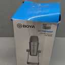 BOYA USB Microphone, Condenser Recording Microphone for Recording YouTube Streaming Gaming, Plug Play Podcast Microphone for PC/Mac/iOS/Android/Windows