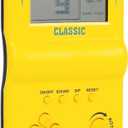 Retro Handheld Brick Game Console,Tank/Racing/Building Block Game,3.5-inch Large Screen,Built-in 23 Games (Yellow)