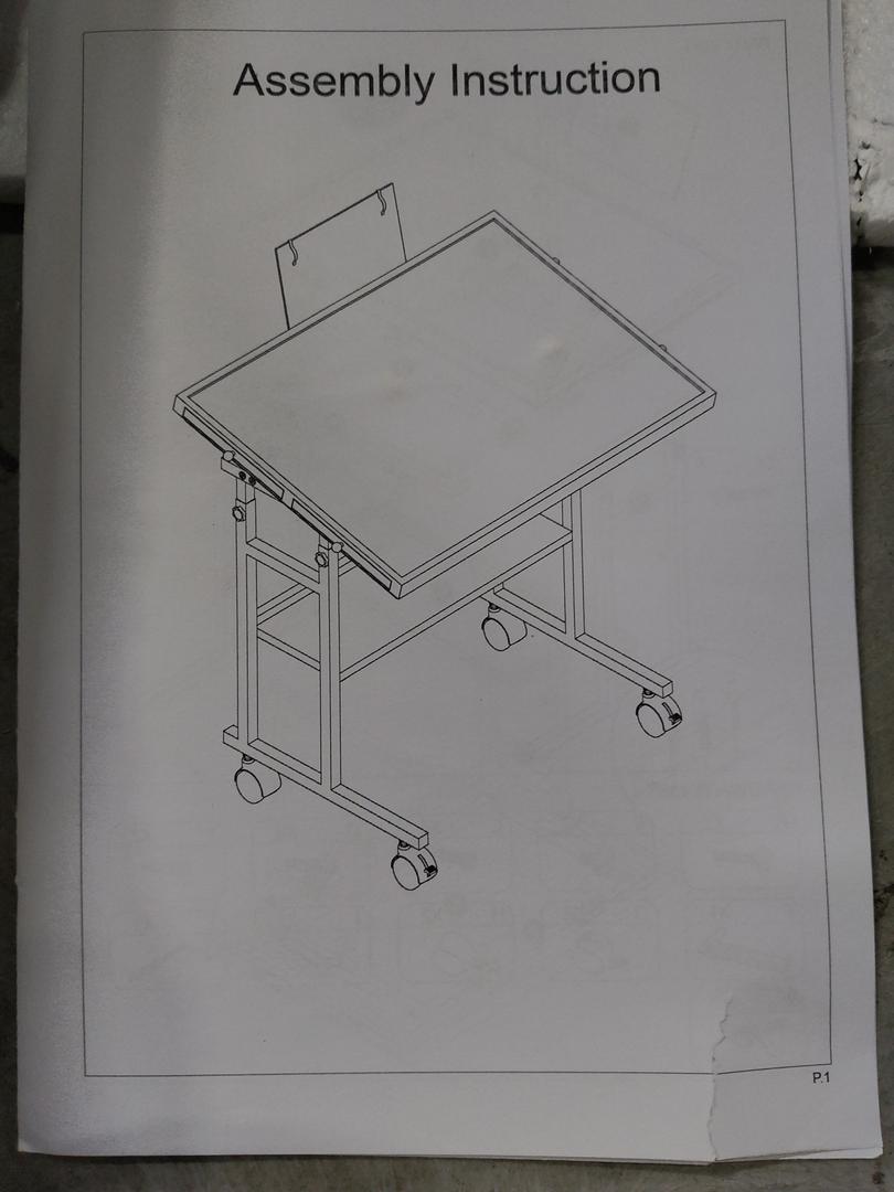 Puzzle Table (Yellow) 34x26.5