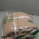 Bedsure Gentlesoft 100% Cotton Blanket Queen Size for Bed - Breathable and Soft, Thick Cozy Waffle Weave Christmas Blanket Gift for Women, Light Brown, 90x90 Inches