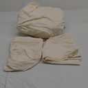 Bedsure Deep Pocket King Sheet Set - Fits Mattresses Up to 21 Inches Thick - 4 Piece GentleSoft Bed Sheets, Moisture Wicking, Soft & Cooling Bedsheet & Pillowcases, Easy & Secure Fit, Ivory