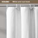 Brown Shower Curtain Cotton Boho Striped Shower Curtains for Bathroom with Tassel 72 X 72 Grey