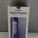 AquaSonic Water Flosser - Cordless Rechargeable Water Flossers for Teeth Cleaning - Waterproof Aqua Flosser, Portable Oral Irrigator for Dental Cleaning with 5 Jet Tips Braces Home Travel , Sapphire Blue