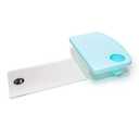 Liddle Bedside Shelf Nightstand, Space-Saving, Sturdy Plastic with Silicone Top, for Dorm Rooms and Bedrooms,Mint