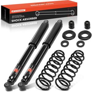A-Premium Rear Air Spring to Coil Spring Conversion Kit Compatible with Ram 1500 2013-2018, 1500 Classic 2019-2023
