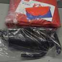 QPAU Blow up Inflatable Toddler Travel Bed with Sides, Toddler Air Mattress for Camping, Traveling, Hotel, or Home Use, Hand Pump Included (Red)