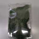 Womens Dark Green Bob Wig Adults Factory Worker Short Hair Costume Accessory, One Size