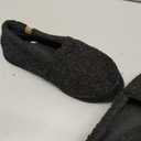 Acorn Men's Memory Foam Slippers, 9/10 Size (Black)