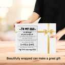 Dad Picture Frame Gifts from Daughter, Father's Day Birthday Christmas Gifts from Sons Daughters Kids Tabletop Desk Decor Home Office,Farmhouse Wooden 4x6 Picture Frame