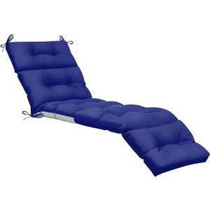 Kigley  Chaise Lounge Cushions 75 x 22 x 5 Inches Soft Lounge Chair Cushion Spring/Summer Seasonal Replacement for Outdoor Indoor Home Office (Dark Blue)