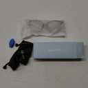 Gaoye Blue Light Blocking Glasses - Trending Round TR90 Frames, Metal Arms, UV400 Protection - Matching Soft Case (1-leopard/Transparent Lens)