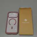 Miracase for iPhone 17 Pro Max Case 6.9" Full-Body Phone Case with Built-in Glass Screen Protector& Full Camera Protector,[Magnetic with MagSafe] Drop Proof 17 ProMax Cover, Light Pink