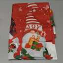 Red Christmas Gnome Cardinals Snowflake Pillow Covers 18x18 Inch Set of 2, Merry Xmas Decorations Outdoor Throw Pillow Covers, Winter Holiday Square Pillowcases for Patio Sofa Couch Bedroom Decorative